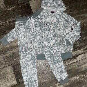❌SOLD‼️Tommy Hilfiger Kids' Logo Hoodie Set - Gray